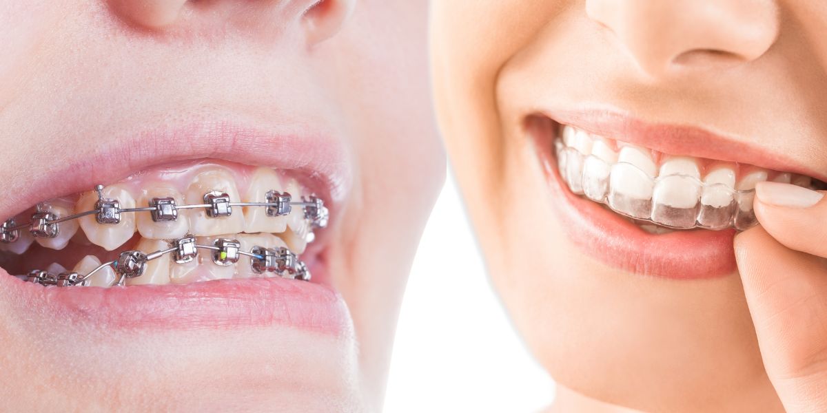 Difference between Aligners vs braces - Illusion Aligners