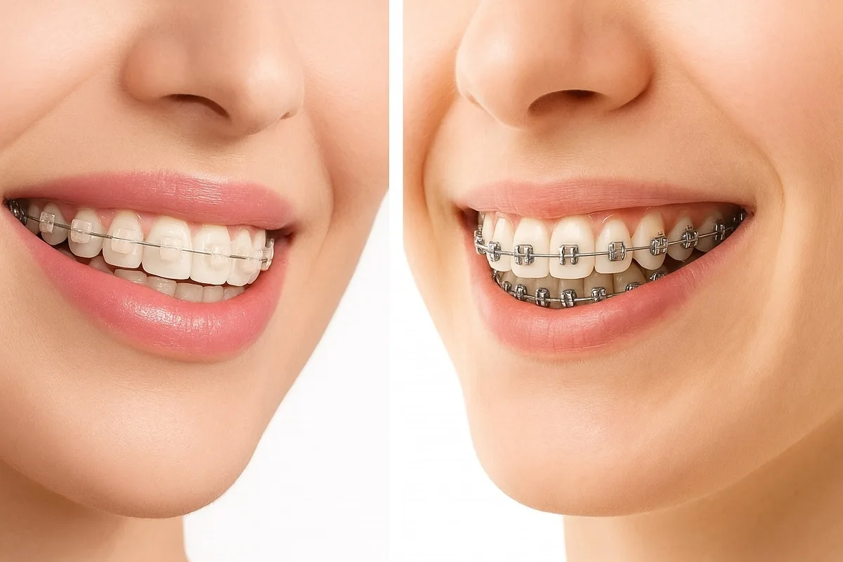 metal vs ceramic braces